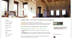 Desktop Screenshot of holzbau-peter.de